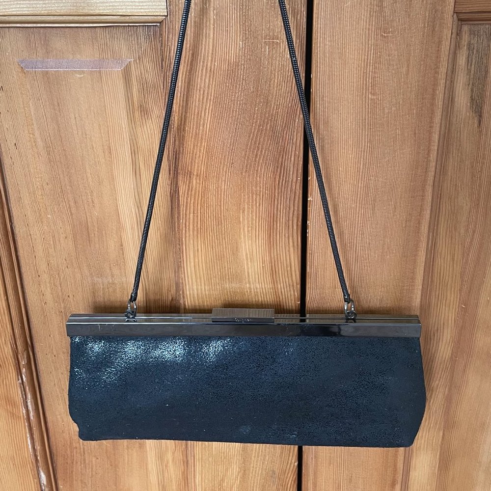 Calvin Klein black evening bag clutch